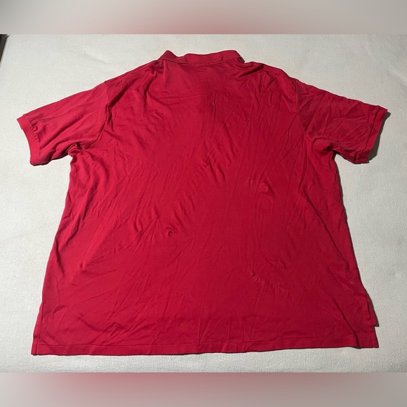Polo Ralph Lauren Mens‎ 3XB Red Short Sleeve 100% Cotton Polo - Picture 7 of 10